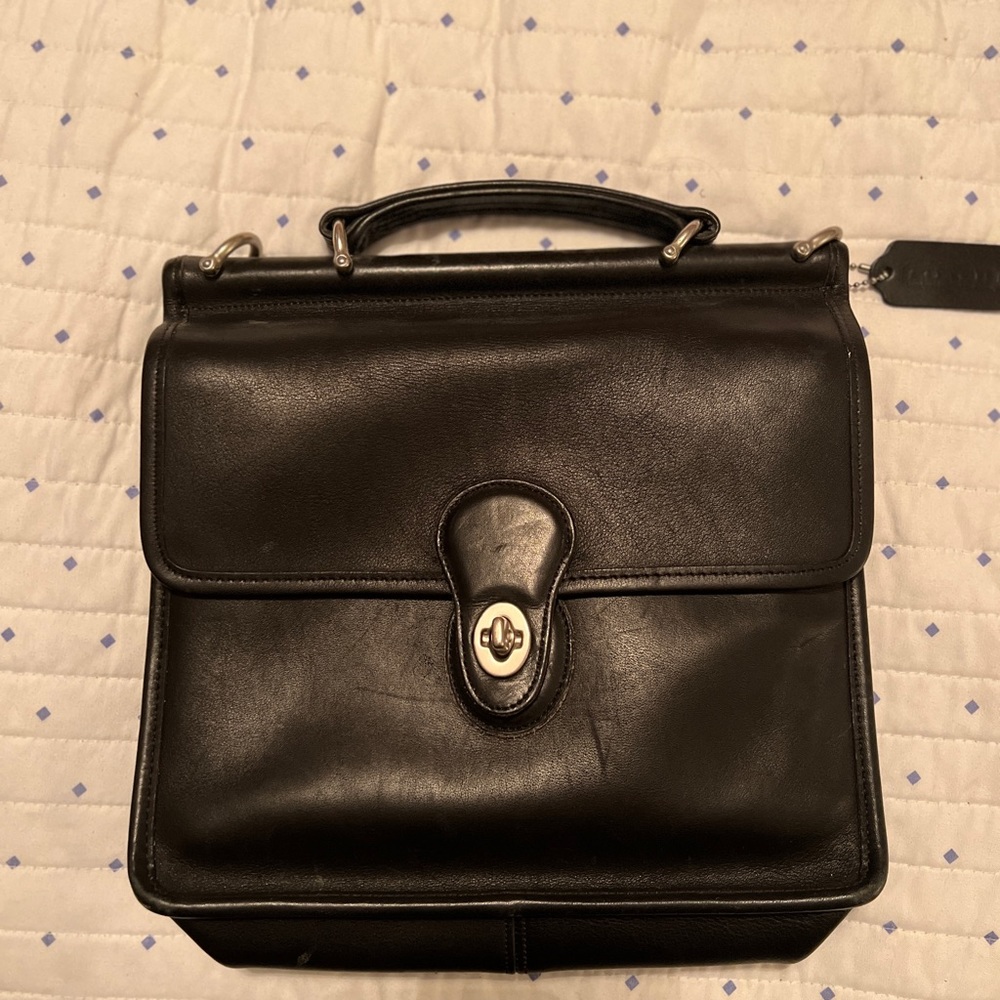 Coach black crossbody bag